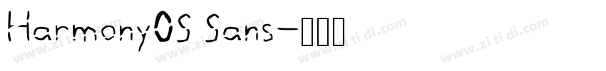 Harmony0S Sans字体转换
